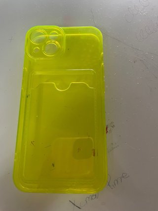 iPhone 14 Blanco con protector y funda