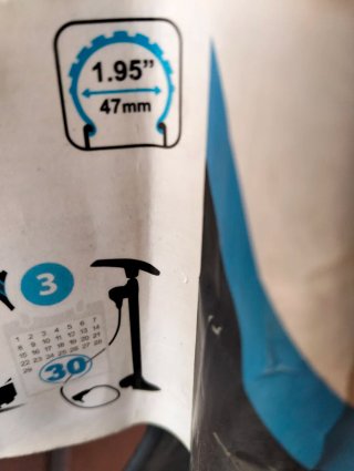 Coperta Bici 24 Btwin All Terrain Nuova