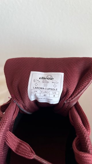 Zapatillas Ellesse Burdeos Talla 41