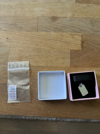 Colgante Pandora Etiqueta Grabable Plata