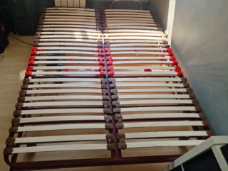Somier de láminas 150 cm con regulación lumbar