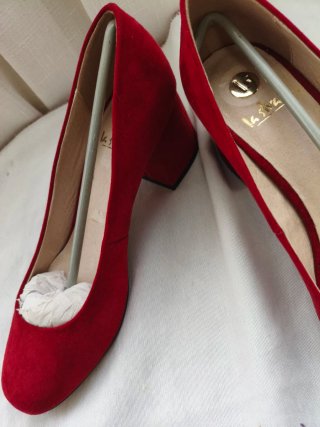 Scarpe col tacco rosse da donna