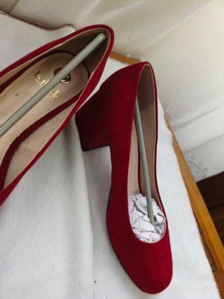 Scarpe col tacco rosse da donna