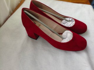 Scarpe col tacco rosse da donna