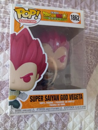 Funko Pop! Dragon Ball Z Super Saiyan God Vegeta 1