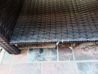 Conjunto Sofá Exterior Ratán Marrón