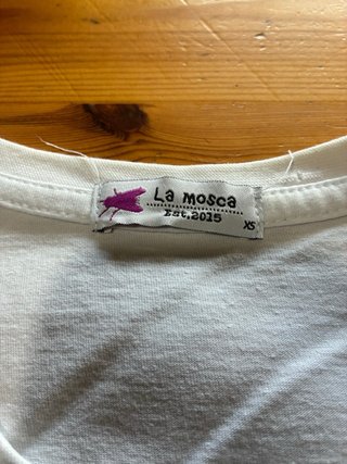 Camiseta blanca La Mosca