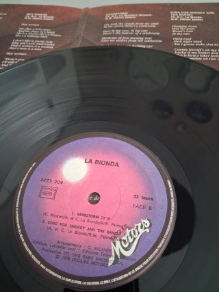 La Bionda disco LP vinilo 33 rpm 12"