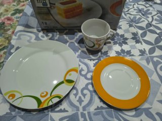 Set da té vintage 18 pezzi marca Flirt