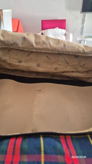 Bolso de viaje grande estilo escocés