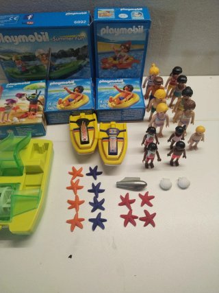Playmobil Verano Piscina kayack canoa summer