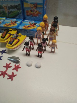 Playmobil Verano Piscina kayack canoa summer
