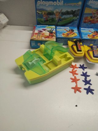 Playmobil Verano Piscina kayack canoa summer