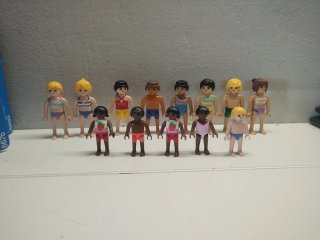 Playmobil Verano Piscina kayack canoa summer