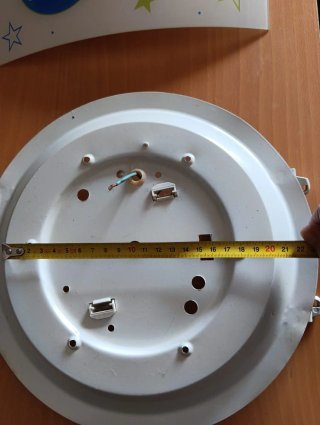 Plafón de techo infantil espacial