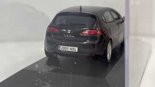 Maqueta Seat Leon 1/43 Negro TDI MK2