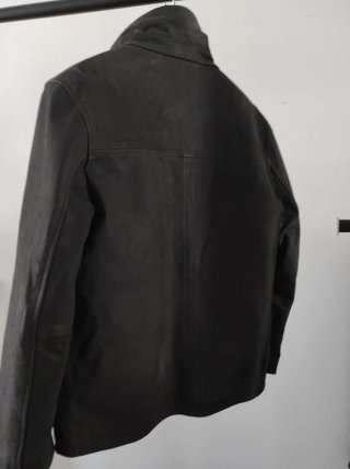 Cazadora/Chaqueta Cuero Premium Búfalo Nubuck, (L)