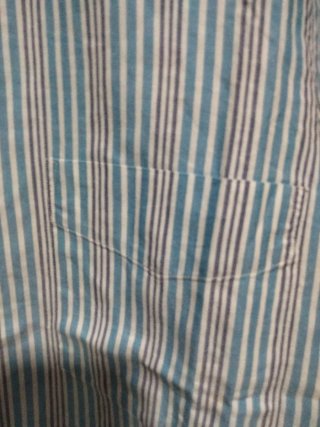 Camisa Massimo Dutti Rayas Azul y Blanco