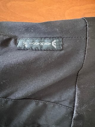 Vestido Negro Armani Jeans Talla 36