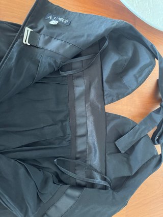 Vestido Negro Armani Jeans Talla 36