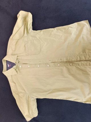 Camisa Tommy Hilfiger Manga Corta XL Verde