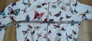 Cazadora bomber mariposas multicolor