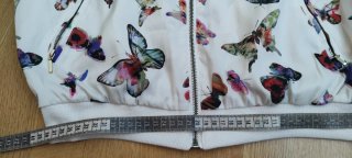 Cazadora bomber mariposas multicolor