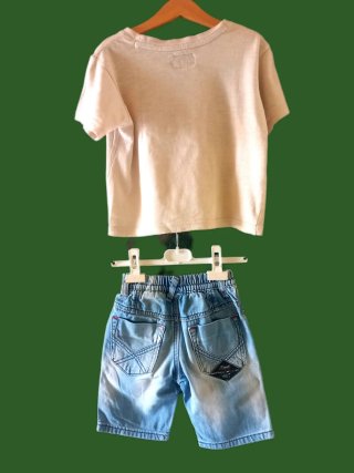 Completo bimbo Jeep T-shirt e shorts