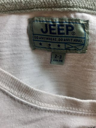 Completo bimbo Jeep T-shirt e shorts