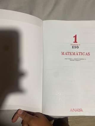 Libro de matemáticas(3trimestre) 1 ESO