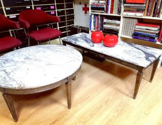 Mesa rectangular MÁRMOL Y MADERA