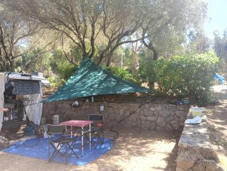 Tenda parasole vela tessuto