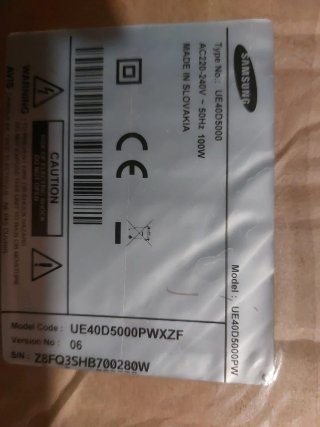 Despiece Samsung UE40D5000