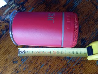 Tazza HXL con cassa Bluetooth rossa