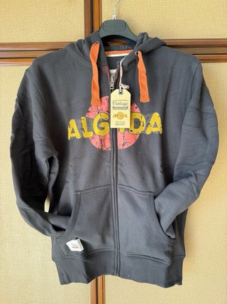 Felpa Algida vintage con zip taglia M
