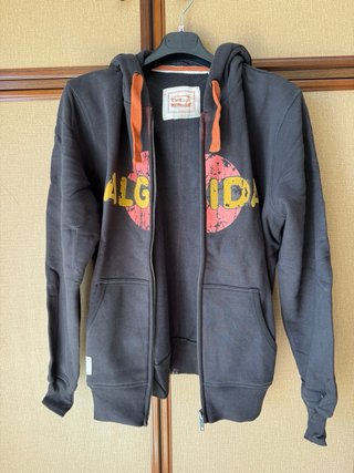 Felpa Algida vintage con zip taglia M