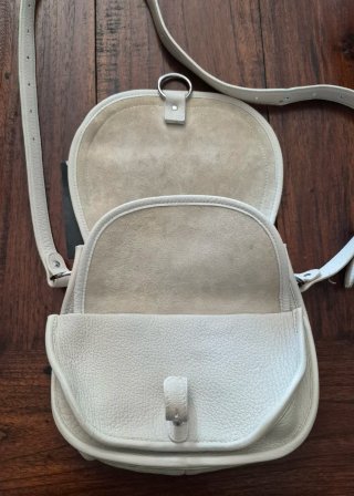Bolso de piel blanco Jérôme Dreyfuss