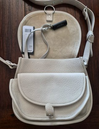 Bolso de piel blanco Jérôme Dreyfuss