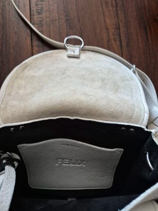 Bolso de piel blanco Jérôme Dreyfuss