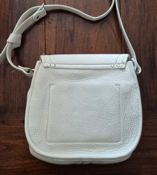 Bolso de piel blanco Jérôme Dreyfuss