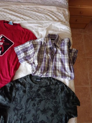 Lote 4 Camisetas Hombre Multicolor