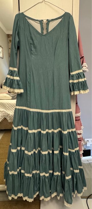 Traje flamenca canastero