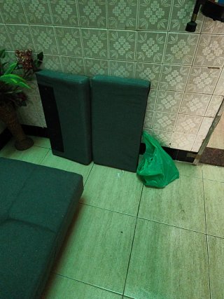 ‼️URGENTE‼️ tengo que sacar ya Sofá Cama Gris Tela
