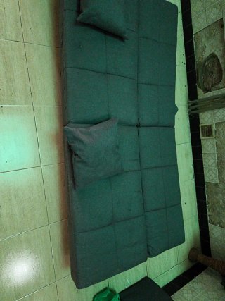 ‼️URGENTE‼️ tengo que sacar ya Sofá Cama Gris Tela