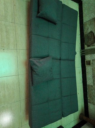 ‼️URGENTE‼️ tengo que sacar ya Sofá Cama Gris Tela