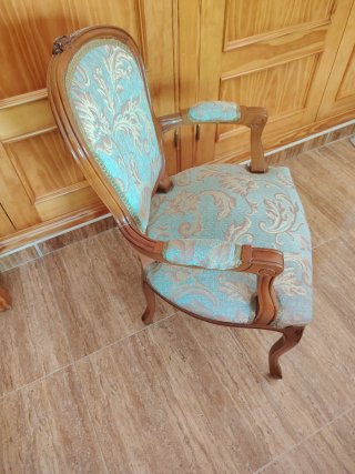 Silla Isabelina Descalzadora Tapizada