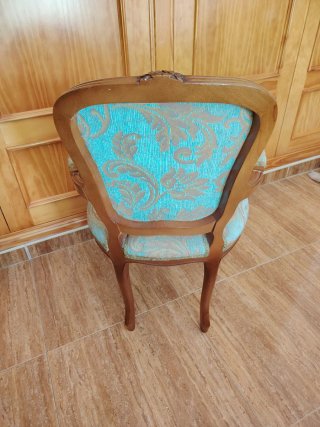 Silla Isabelina Descalzadora Tapizada