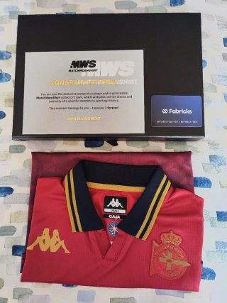 Camiseta Match Worn Deportivo de la Coruña