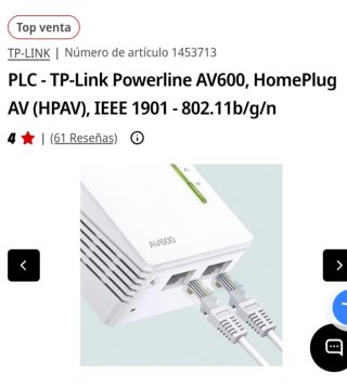 TP-Link Powerline AV600 HomePlug