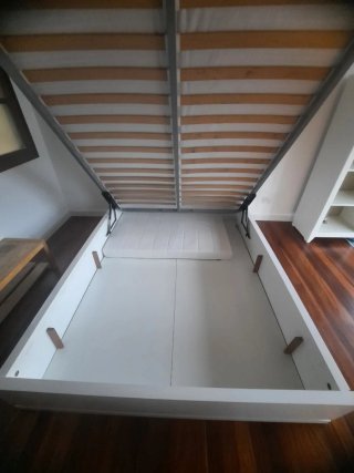 Base cama canapé 150cm madera